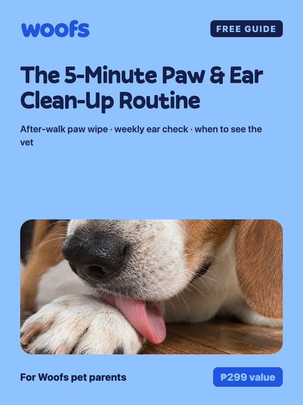 FREE GIFT: The 5-Minute Paw & Ear Clean-Up Routine (DIGITAL EBOOK)